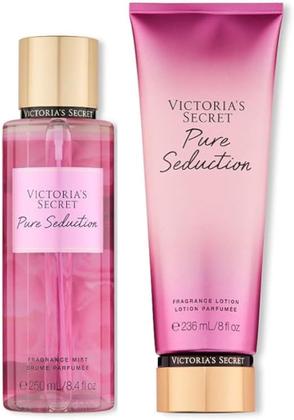 Imagem de Kit Victórias Secret Body Splah + Creme Hidratante Pure Seduction 236ml+250ml Original Importado