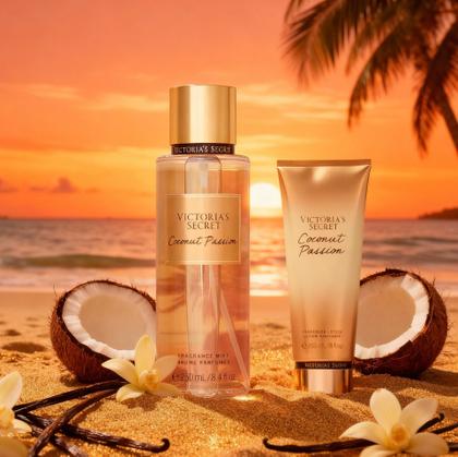 Imagem de Kit Victorias Secret Body Splash e Creme Coconut Passion Importado dos EUA CNota Fiscal