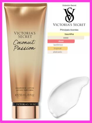 Imagem de Kit Victorias Secret Coconut Passion Body Splash e Creme Hidratante  Original