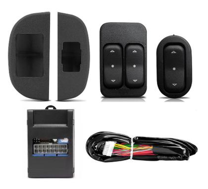 Imagem de Kit Vidro Eletrico Brasilia 1973 1974 +Trava Alarme canivete