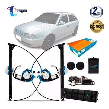 Imagem de Kit Vidro Elétrico Gol G2 4 Portas Dianteiro Tragial