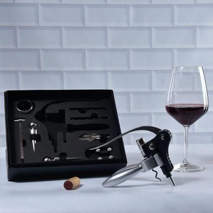 Imagem de Kit Vinho 9 Peças Sommelier Wine Collection Kenya