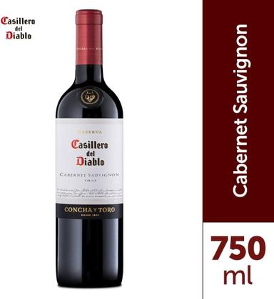 Imagem de Kit Vinho Casillero Del Diablo Cabernet Sauvignon 750ml 2uni