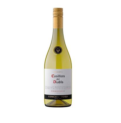 Imagem de Kit Vinho Casillero Del Diablo Chardonnay Branco 750ml 2uni