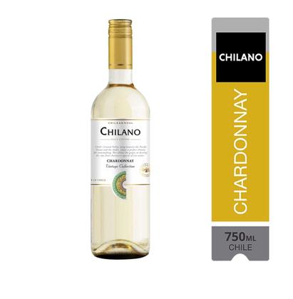 Imagem de Kit Vinho Chilano Chardonnay Branco Seco Chileno 750ml 2uni