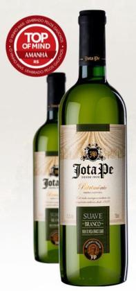 Imagem de Kit Vinho Jota Pe Branco Suave Casa Perini 750ml 3 unidades