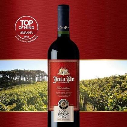 Imagem de Kit Vinho Jota Pe Tinto 100% Bordô Suave 750ml 3 unidades