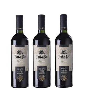 Imagem de Kit Vinho Jota Pe Tinto Suave Casa Perini 750ml 3 unidades