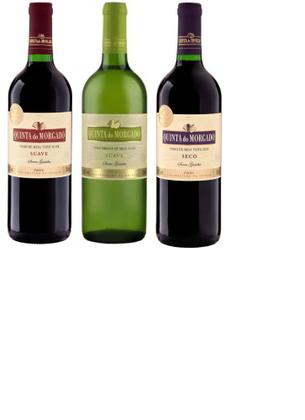 Imagem de Kit Vinho Quinta Do Morgado Tinto Suave + Seco + Branco Suave 750ml