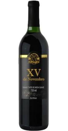 Imagem de Kit Vinhos Tinto Suave Bordô / Branco 720 Ml Xv De Novembro