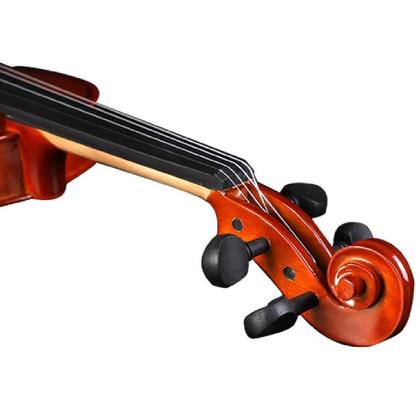 Imagem de Kit Violino Acustico 4/4 Completo Maleta Luxo Arco Madeira Com Breu Cavalete Violinista Iniciante Estojo Mochila