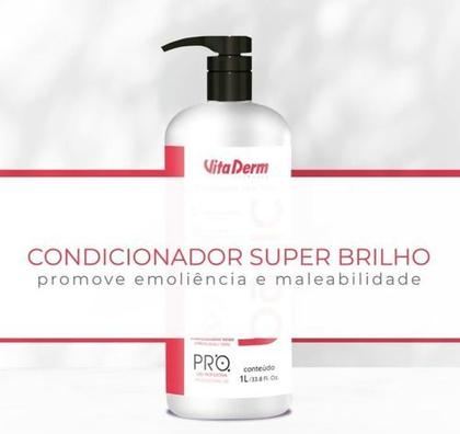 Imagem de Kit Vita Derm Lavatório Pro Basic - Shampoo + Condicionador + Creme de Hidratação