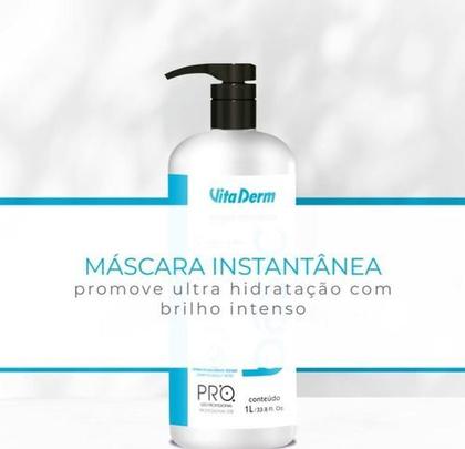 Imagem de Kit Vita Derm Lavatório Pro Basic - Shampoo + Condicionador + Creme de Hidratação