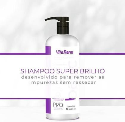 Imagem de Kit Vita Derm Lavatório Pro Basic - Shampoo + Condicionador + Creme de Hidratação