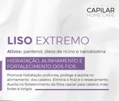 Imagem de Kit Vita Derm Liso Extremo - Shampoo + Condicionador + Máscara + Leave In