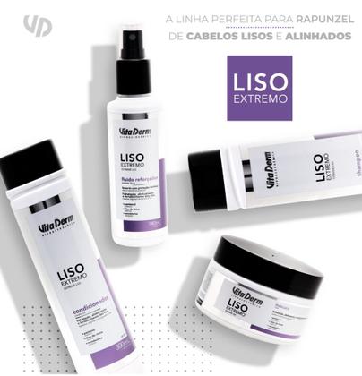 Imagem de Kit Vita Derm Liso Extremo - Shampoo + Condicionador + Máscara + Leave In
