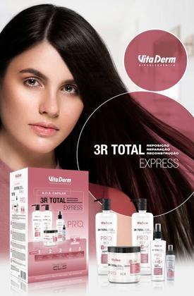 Imagem de Kit Vita Derm SOS Capilar 3R Total Express Reposição, Reparação e Reconstrução
