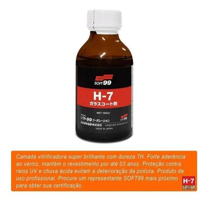 Imagem de Kit Vitrificador Glass Coat H7 100ml - Soft99