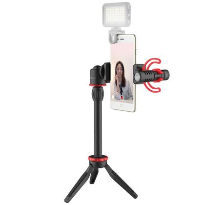 Imagem de Kit Vlogger Boya Para Smartphone Com Microfone E Acessórios By-vg330