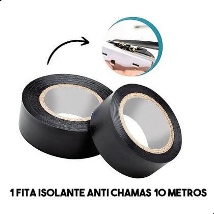 Imagem de Kit Voltagem Multímetro Digital Alicate Amperímetro + Caneta Alerta tensão + Fita Isolante