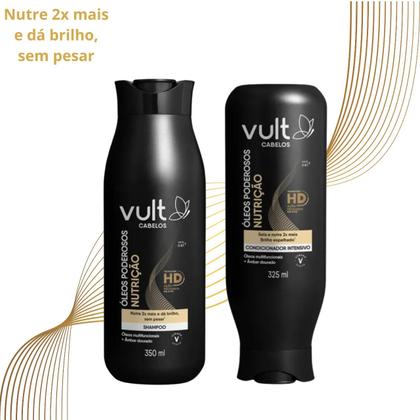 Imagem de Kit Vult Óleos Poderosos Nutrição Sh 350ml +Cond 325ml