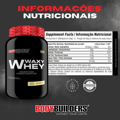 Imagem de Kit Waxy Whey 900g + Power Creatina 100g + Coqueteleira - BodyBuilders