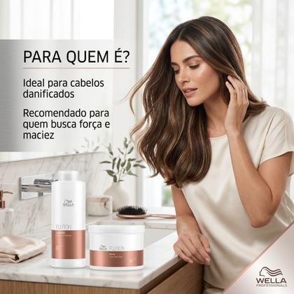 Imagem de Kit Wella Fusion Shampoo 1L e Máscara 500ml - Wella Professionals