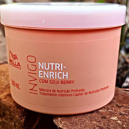 Imagem de Kit Wella Invigo Nutri Enrich Secos Ressecados Luzes Reflexos Quimicamente Nutrição Hidratação Brilho Reparação Lavatóri