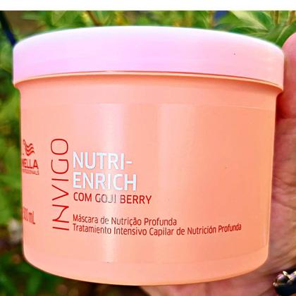 Imagem de Kit Wella Invigo Nutri Enrich Secos Ressecados Luzes Reflexos Quimicamente Nutrição Hidratação Brilho Reparação Lavatóri