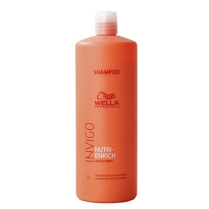Imagem de Kit Wella Nutri-Enrich Shampoo 1L, Shampoo 1L, Condicionador 1L, Máscara de Nutrição 500g
