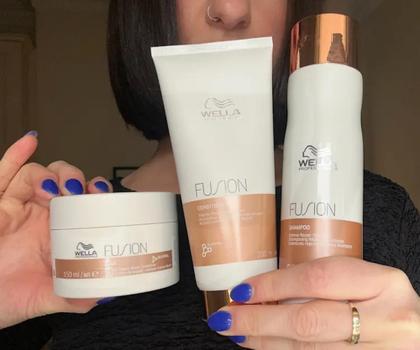 Imagem de Kit Wella Pro Fusion - Shampoo 250ml E Condicionador 200ml E Máscara 150ml