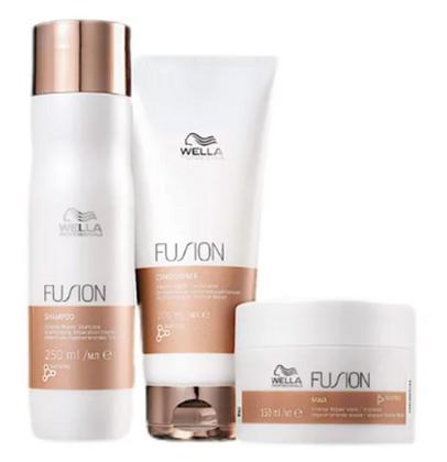 Imagem de Kit Wella Pro Fusion - Shampoo 250ml E Condicionador 200ml E Máscara 150ml