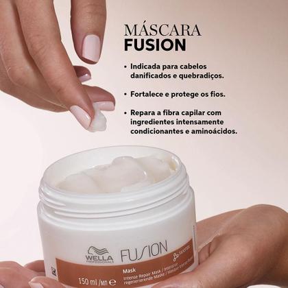 Imagem de Kit Wella Professionals Cronograma Capilar Masq Enrich 500g + Masq Fusion 500g + Masq Oil Reflections 500g
