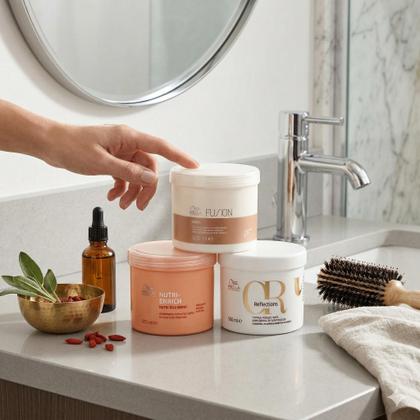 Imagem de Kit Wella Professionals Cronograma Capilar Masq Enrich 500g + Masq Fusion 500g + Masq Oil Reflections 500g