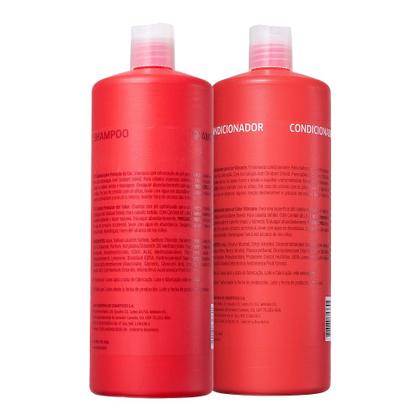 Imagem de Kit Wella Professionals Invigo Color Brilliance Shampoo 1000ml + Condicionador 1000ml + Oil Reflections Light 100ml