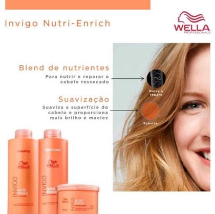 Imagem de Kit Wella Professionals Invigo Nutri-Enrich Salon Trio (3 Produtos)