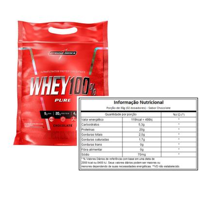 Imagem de Kit Whey 100% 900g Integralmédica + Creatina 100% 150g Alpex