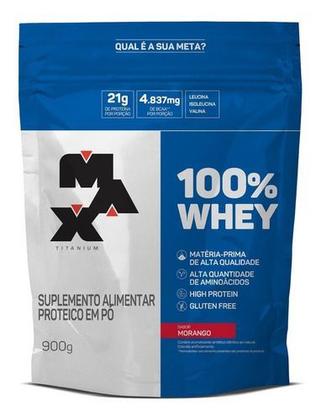 Imagem de Kit Whey 100% Concentrado 900g + Creatina 150G MaxTitanium