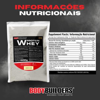 Imagem de Kit Whey Protein 500g + BCAA 100g+ Power Creatina 100g - Bodybuilders