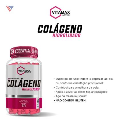 Imagem de Kit Whey Protein Iogurte C/Frutas + Colágeno 120 Cápsulas Vitamax + Pré Treino Posseidon