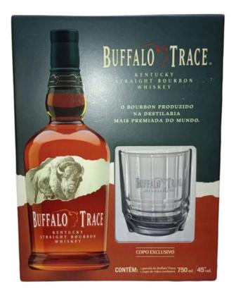 Imagem de Kit Whisky Buffalo Trace 750ml Importado + Copo