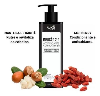 Imagem de Kit Widi Care Infusão 2.0 Acidificante + Encrespando A Juba