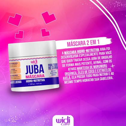 Imagem de Kit Widi Care Juba Shampoo Encrespando Mascara + Argan Oil