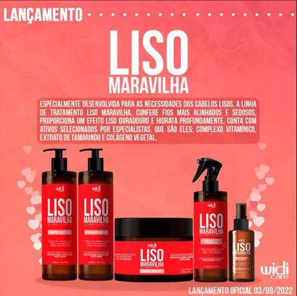 Imagem de Kit Widi Care Liso Maravilha com 4 Itens