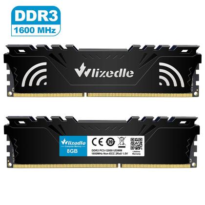 Imagem de Kit Wlizedle DDR3 32GB de memória RAM (4x8GB) 1600 MHz CL11 UDIMM