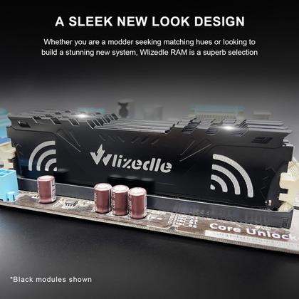 Imagem de Kit Wlizedle DDR3 32GB de memória RAM (4x8GB) 1600 MHz CL11 UDIMM