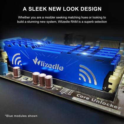 Imagem de Kit Wlizedle DDR3 de 16 GB de memória RAM (2x8 GB) 1333 MHz CL9 UDIMM