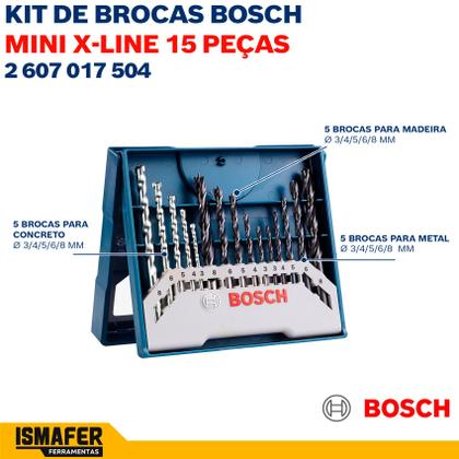 Imagem de Kit X-line Com 15 Brocas Para Perfurar