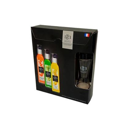 Kit Xarope 1883 Sabores 250ml Importado + Dosador Personalizado