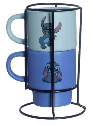 Imagem de Kit Xícara Empilhável Stitch Disney